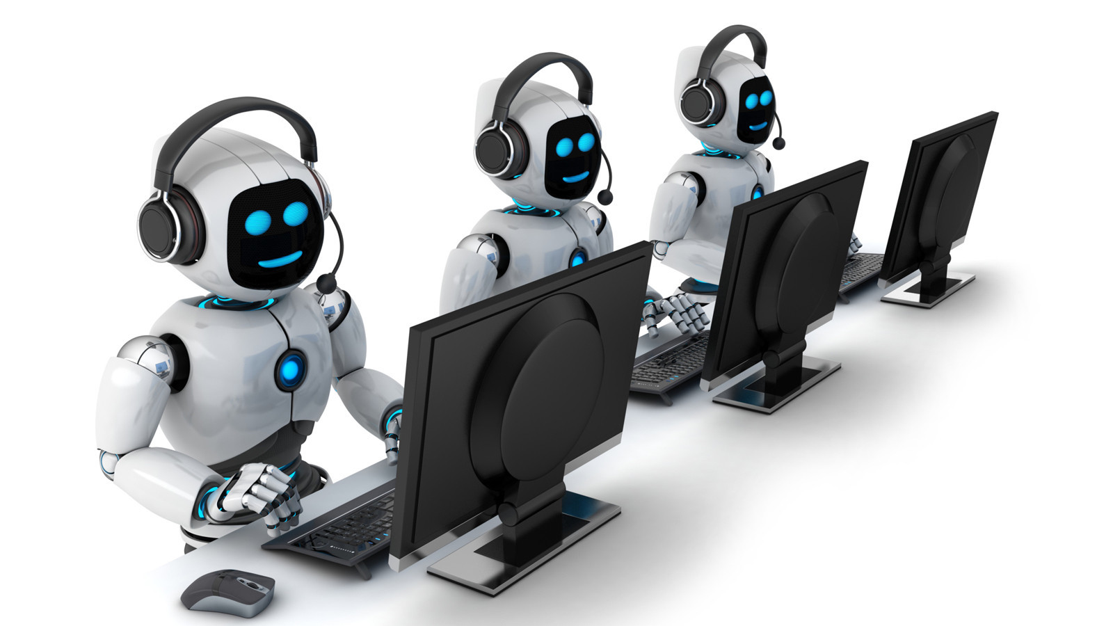 bots working on computers